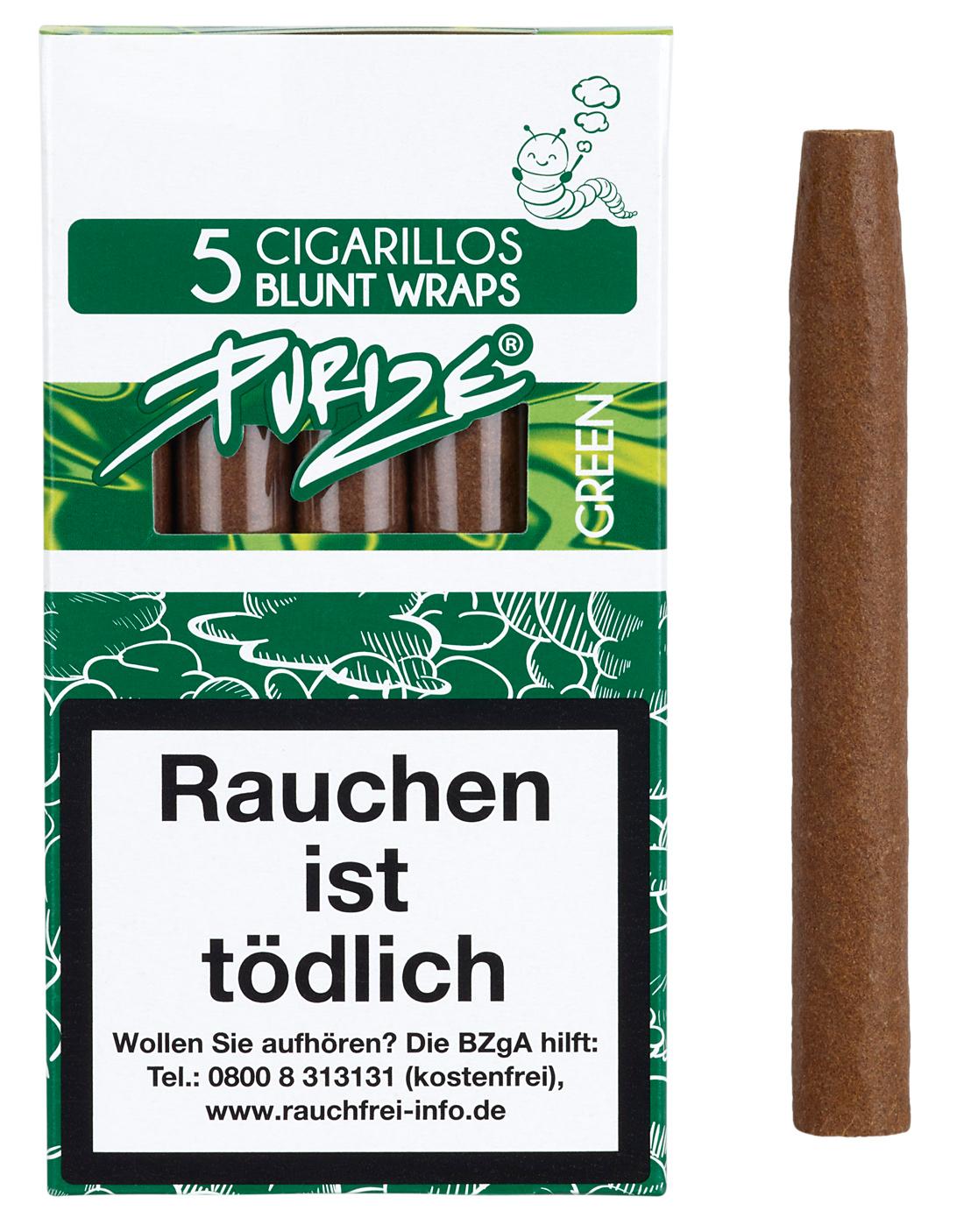 Purize Zigarillos Green 1 Packung 5 Stück