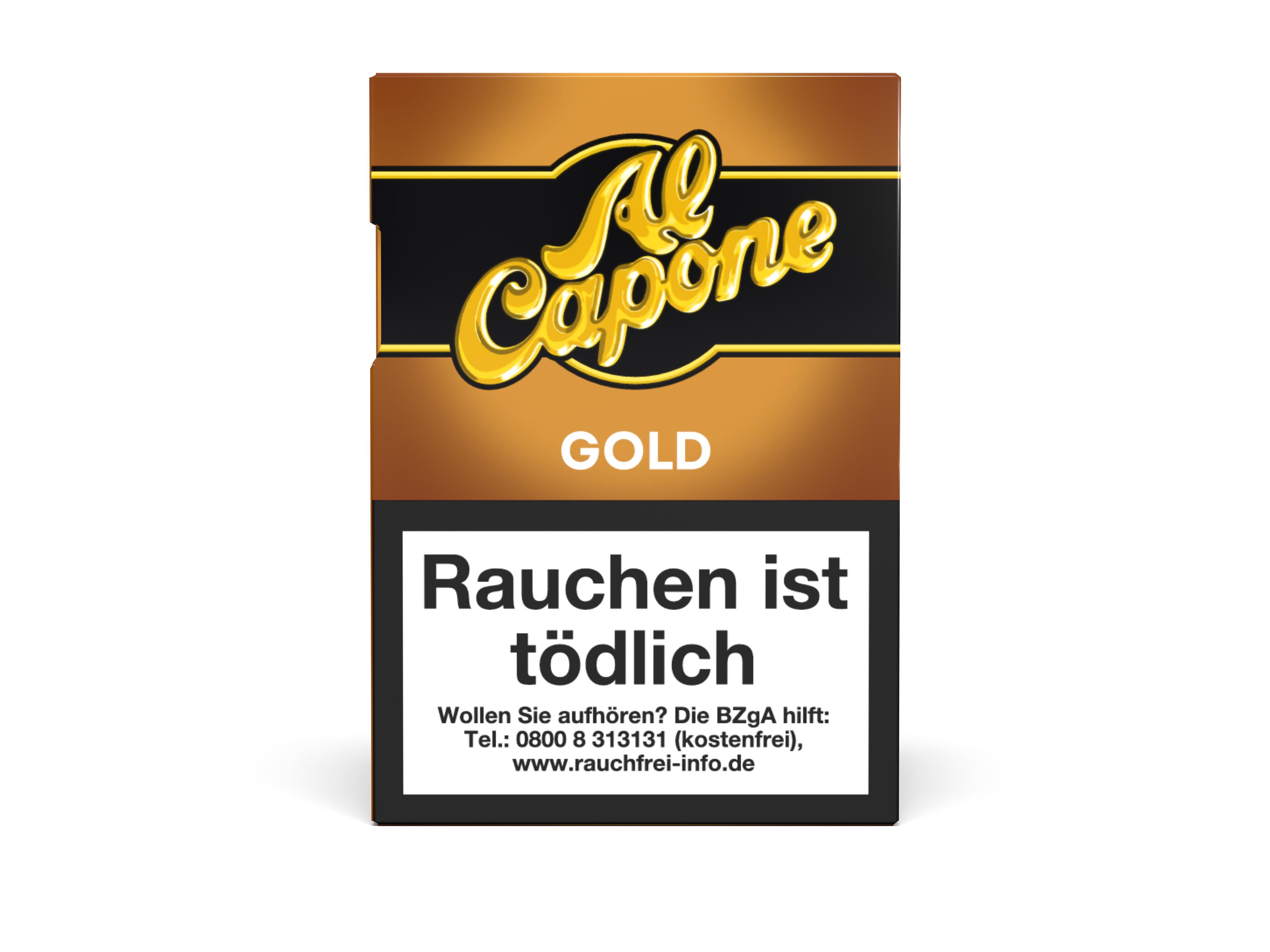 Al Capone Pocket Gold Filter Zigarillos 1 Packung