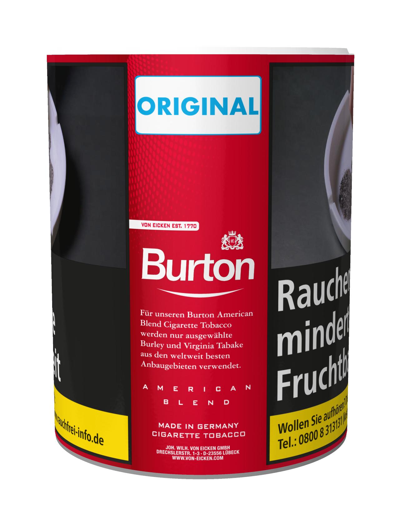 Burton Zigarettentabak Original 1 Dose 120 Gramm