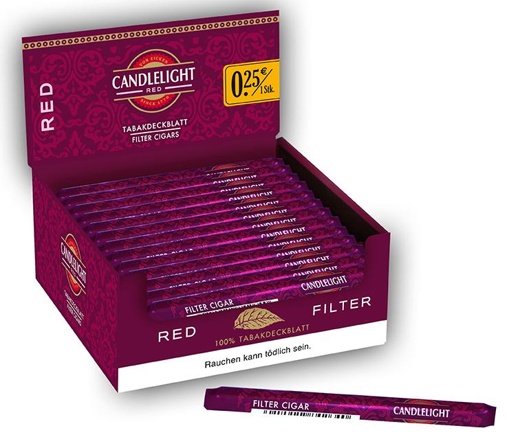 Candlelight Filter Zigarillos Cherry 1 Packung