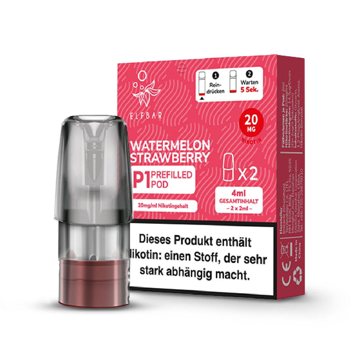 Elfbar Mate 500 Watermelon Strawberry 20mg/ml  1 Packung