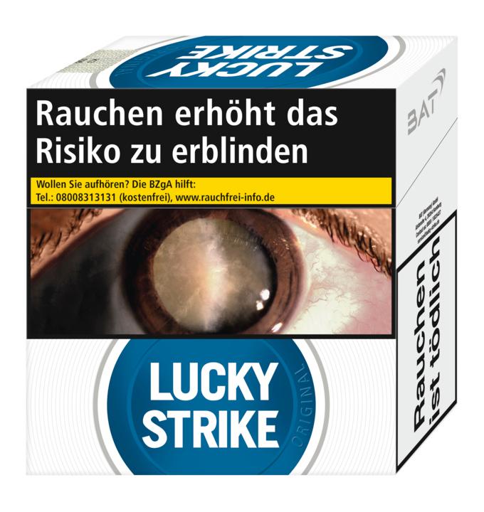 Lucky Strike Blue Hercules Zigaretten 1 Packung