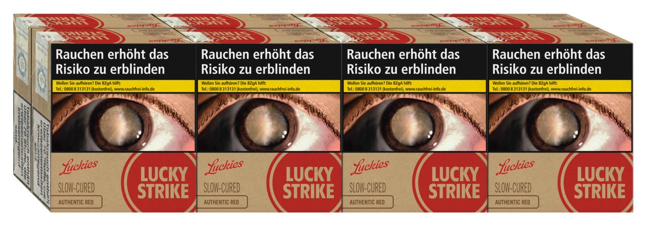 Lucky Strike Authentic Red Zigaretten 1 Stange