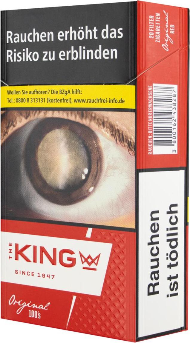 King Red KS Zigaretten  1 Packung 20 Stück