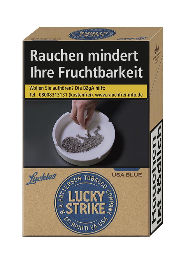 Lucky Strike Zigaretten Authentic Blue L 1 Stange