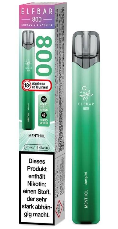 ELF Bar 800 Menthol 20mg 1 Packung 1 Stück