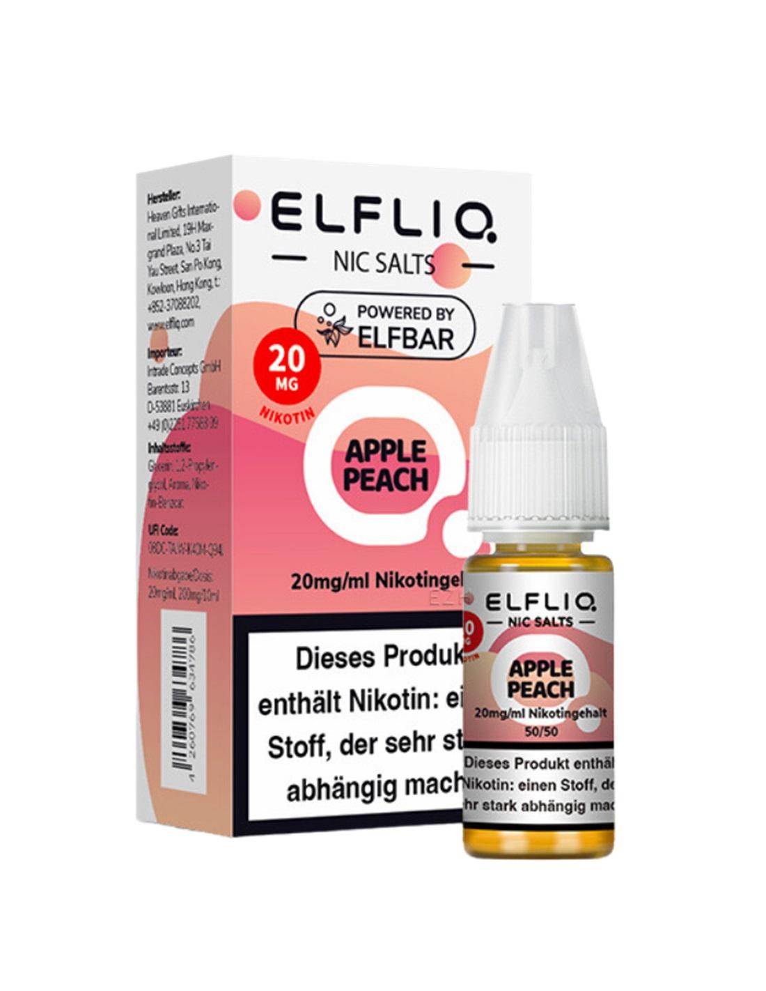 ELFLIQ Apple Peach 20mg 1 Packung 1 Stück