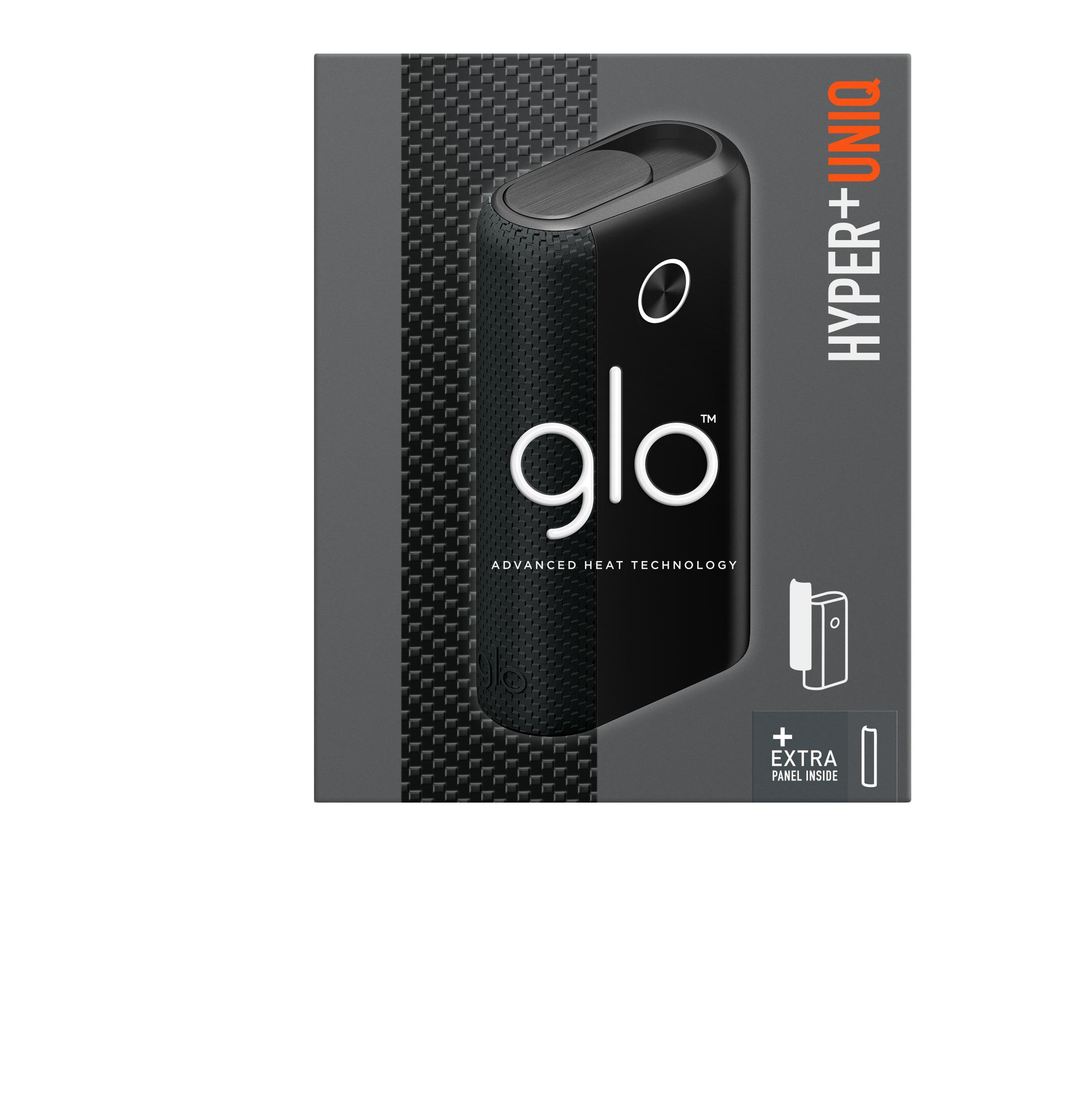 glo hyper+ UNIQ Device Carbon Black 1 Packung