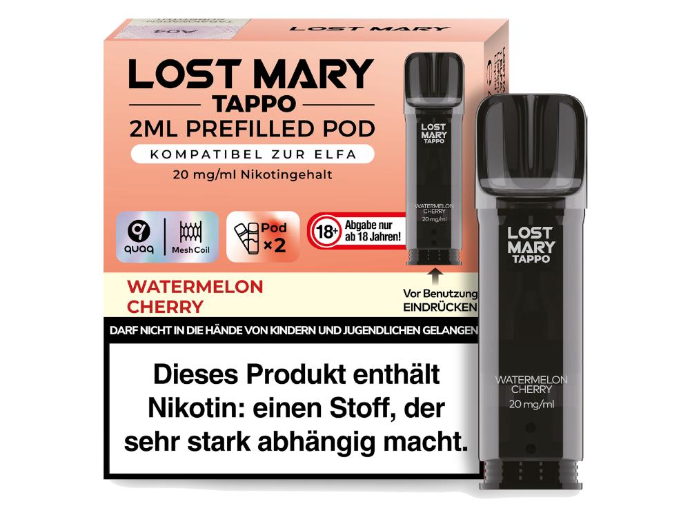 Lost Mary TAPPO Pods Watermelon Cherry 1 Packung 2 Stück