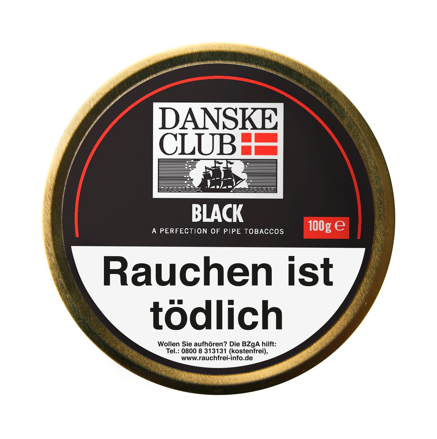 Danske Club Pfeifentabak Black 1 Dose 100 Gramm