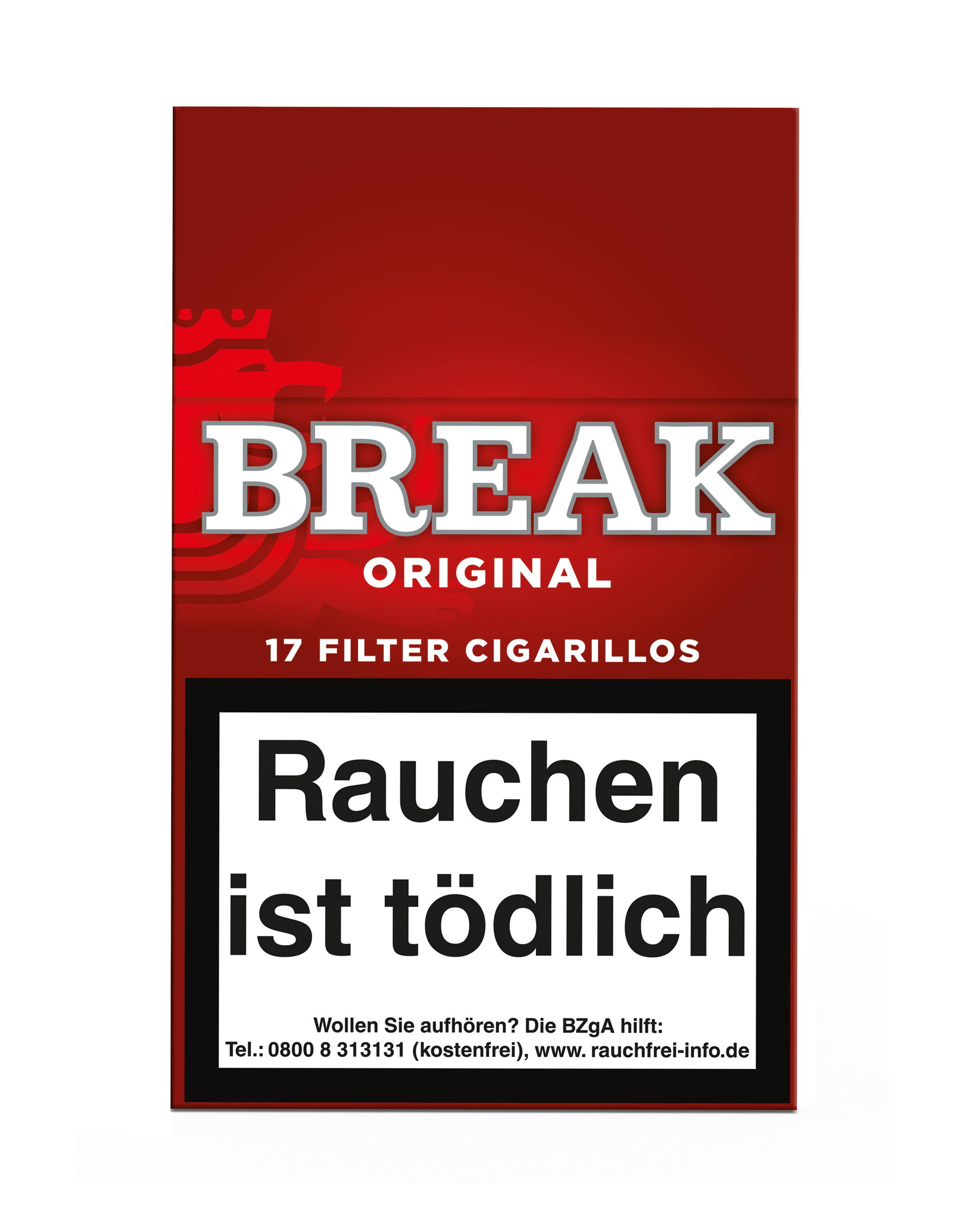 Break Zigarillos Original 1 Stange 10x17 Stück
