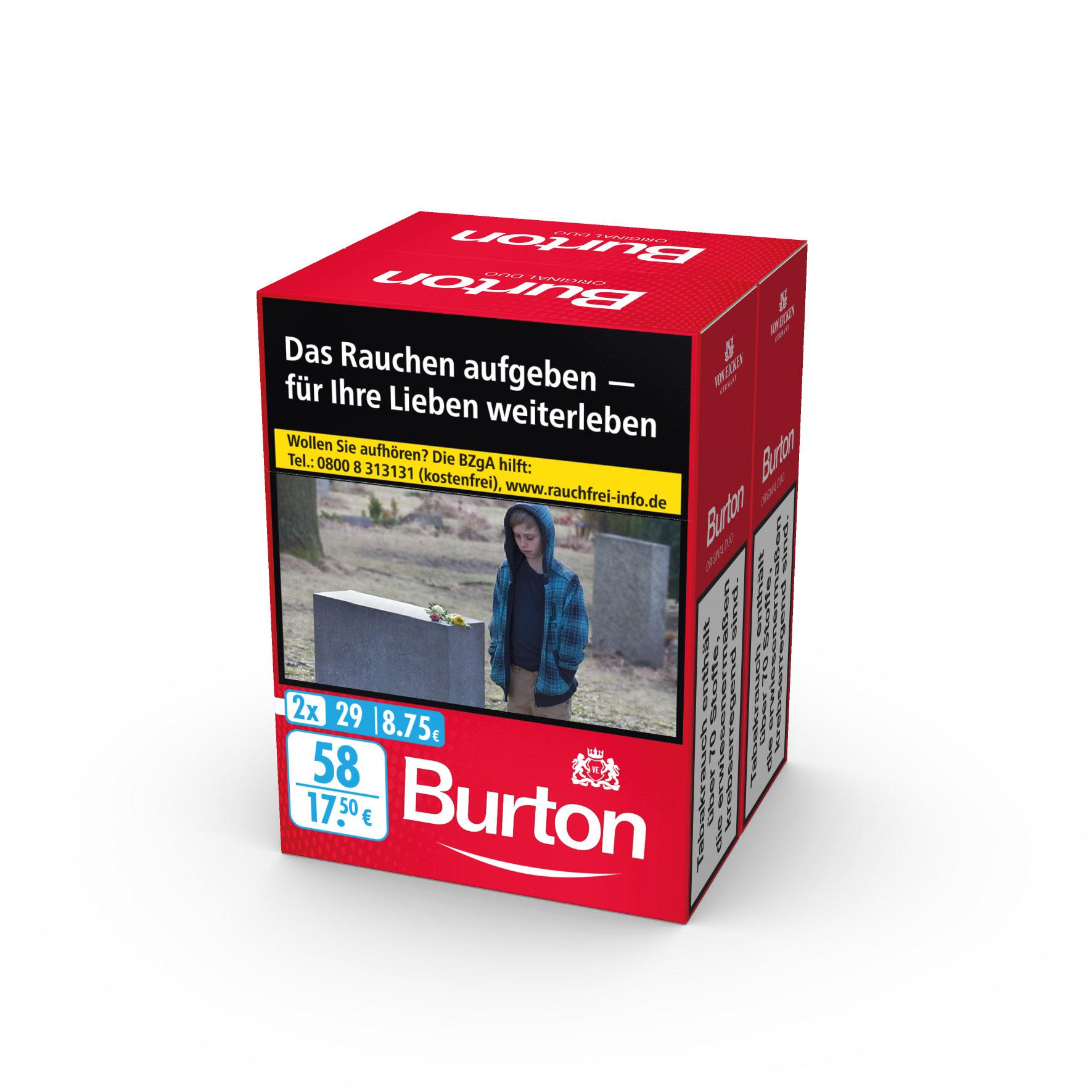 Burton Zigaretten Original 5XL Duo-Pack 1 Packung