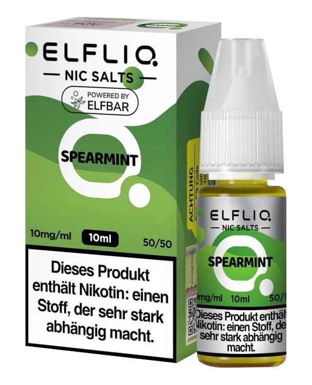 ELFLIQ Nikotinsalz-Liquid in der 10ml-Flasche mit Umverpackung, 10mg Nikotinstärke, in einer Packung mit einem Stück enthalten.