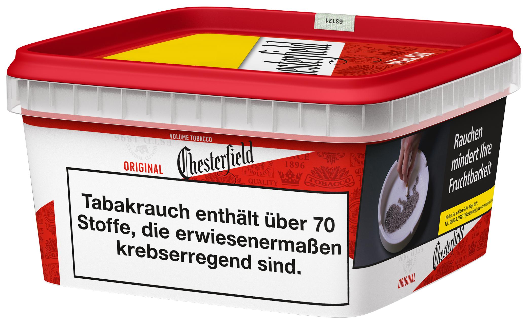 Chesterfield Volumentabak Red Mega Box 1 Eimer 125 Gramm