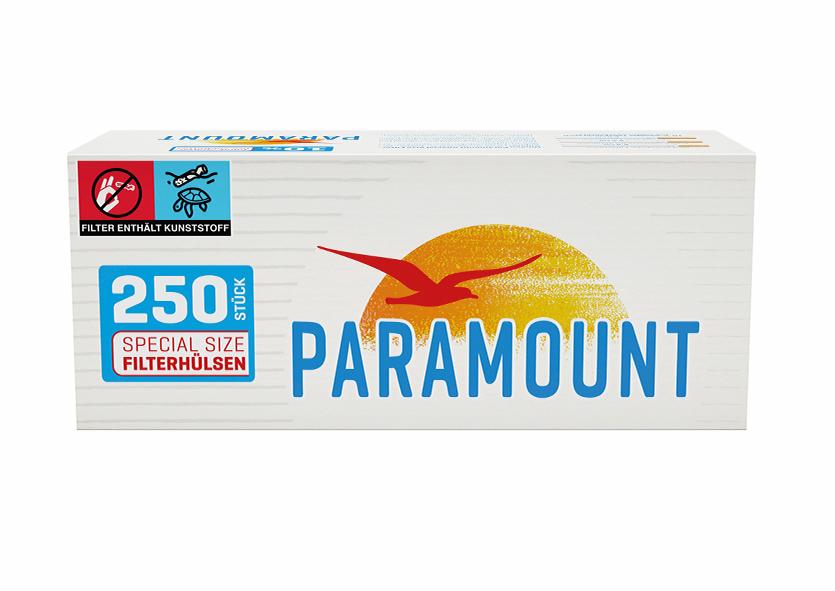Paramount Blau Special Size Filterhülsen 1 Gebinde 4x250 Stück