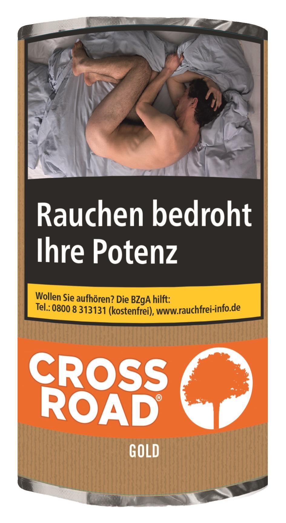 Crossroad Zigarettentabak Gold 1 Pouch 30 Gramm