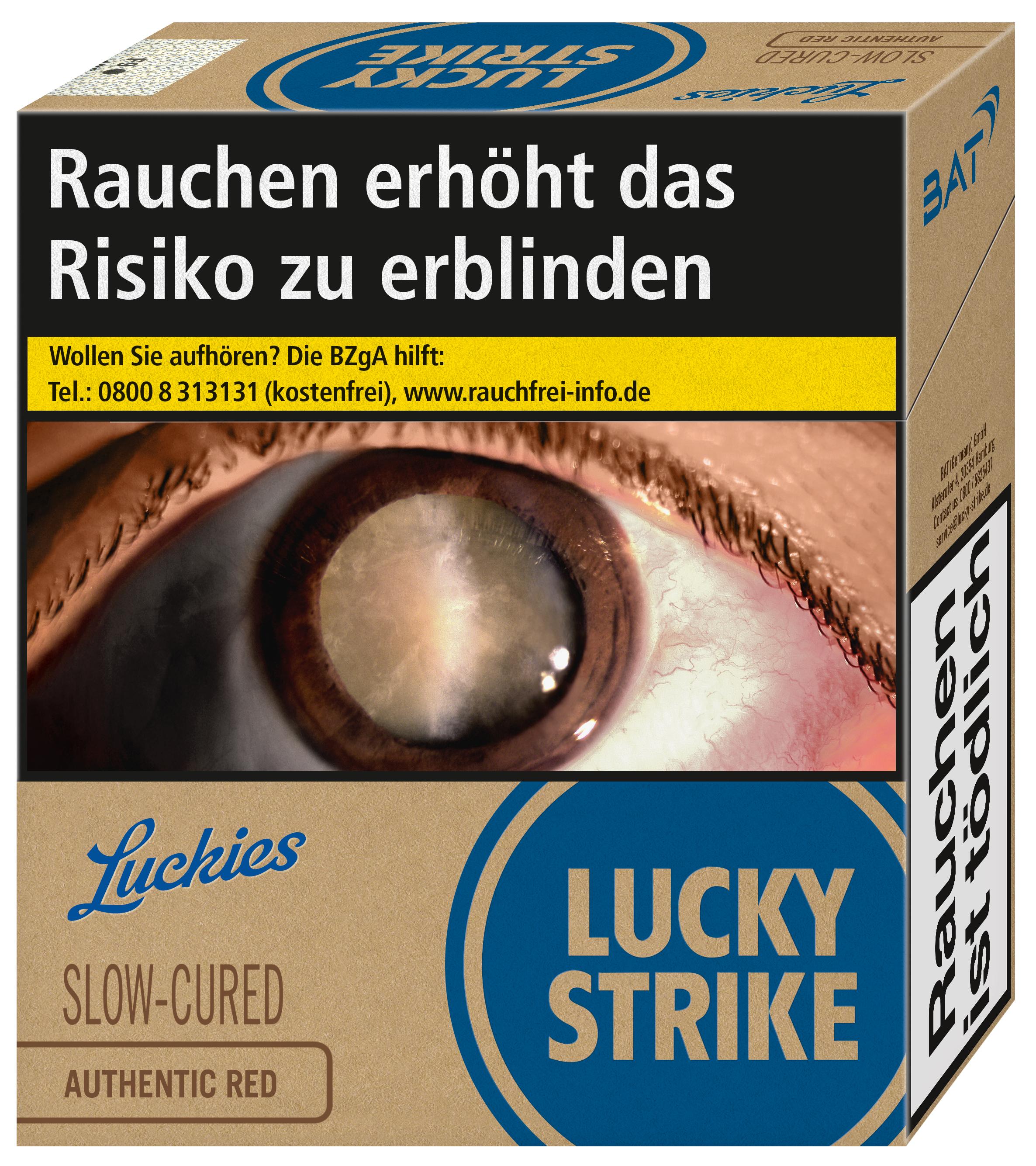 Lucky Strike Authentic Blue Zigaretten 1 Packung