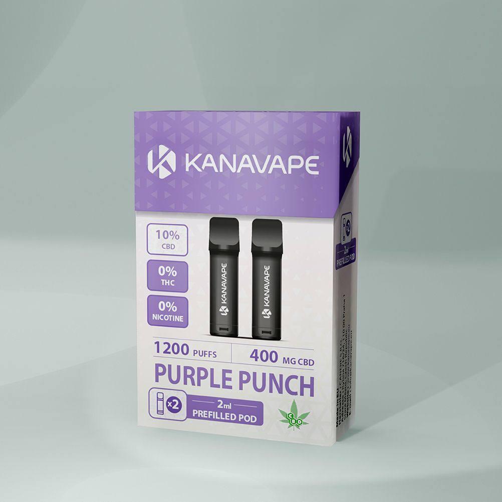 Kanavape Pods Purple Punch mit CBD