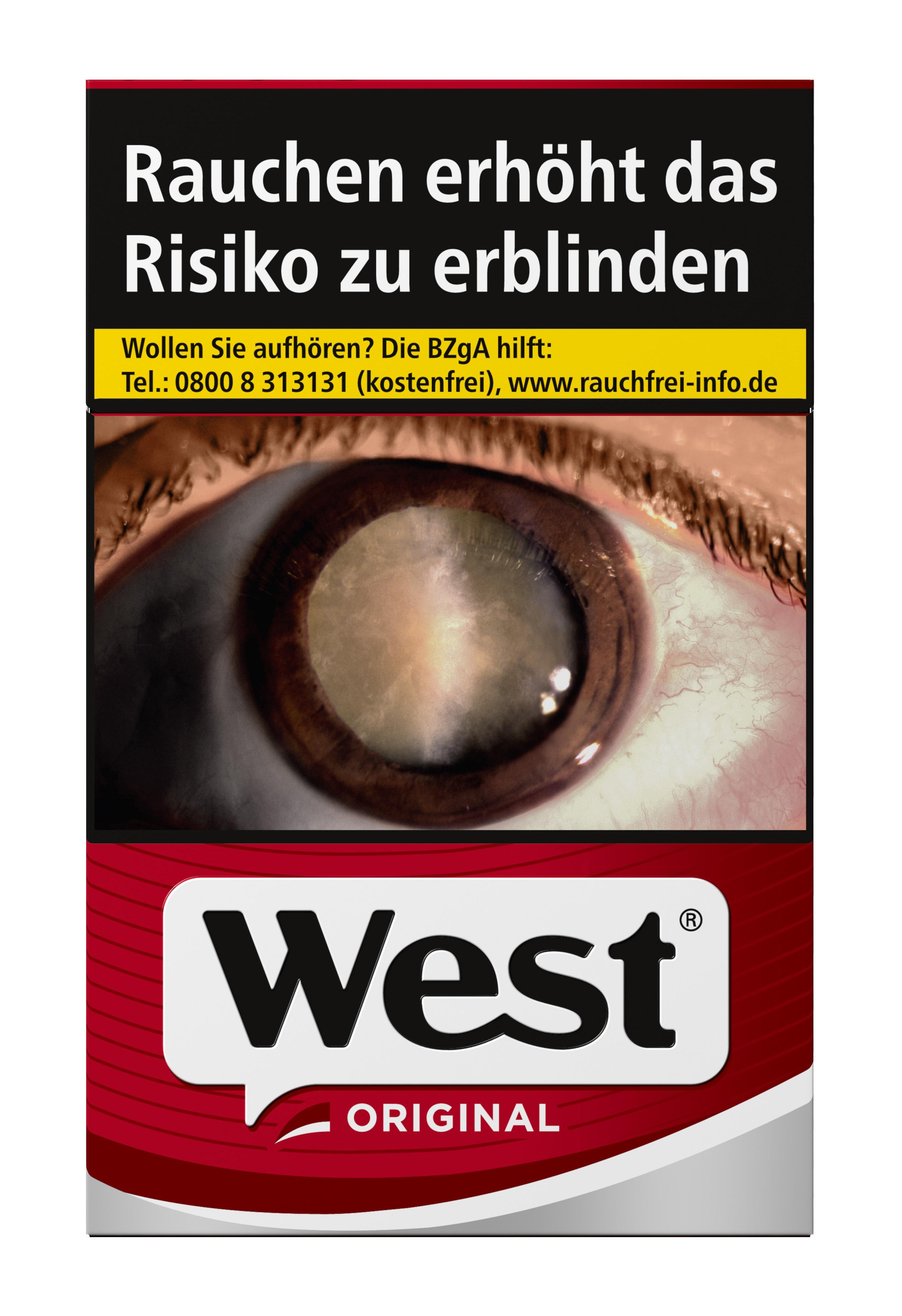 West Original Zigaretten 1 Packung