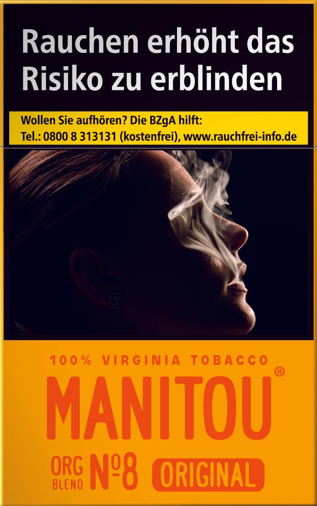 Manitou Zigaretten Organic No. 8 Gold 1 Stange