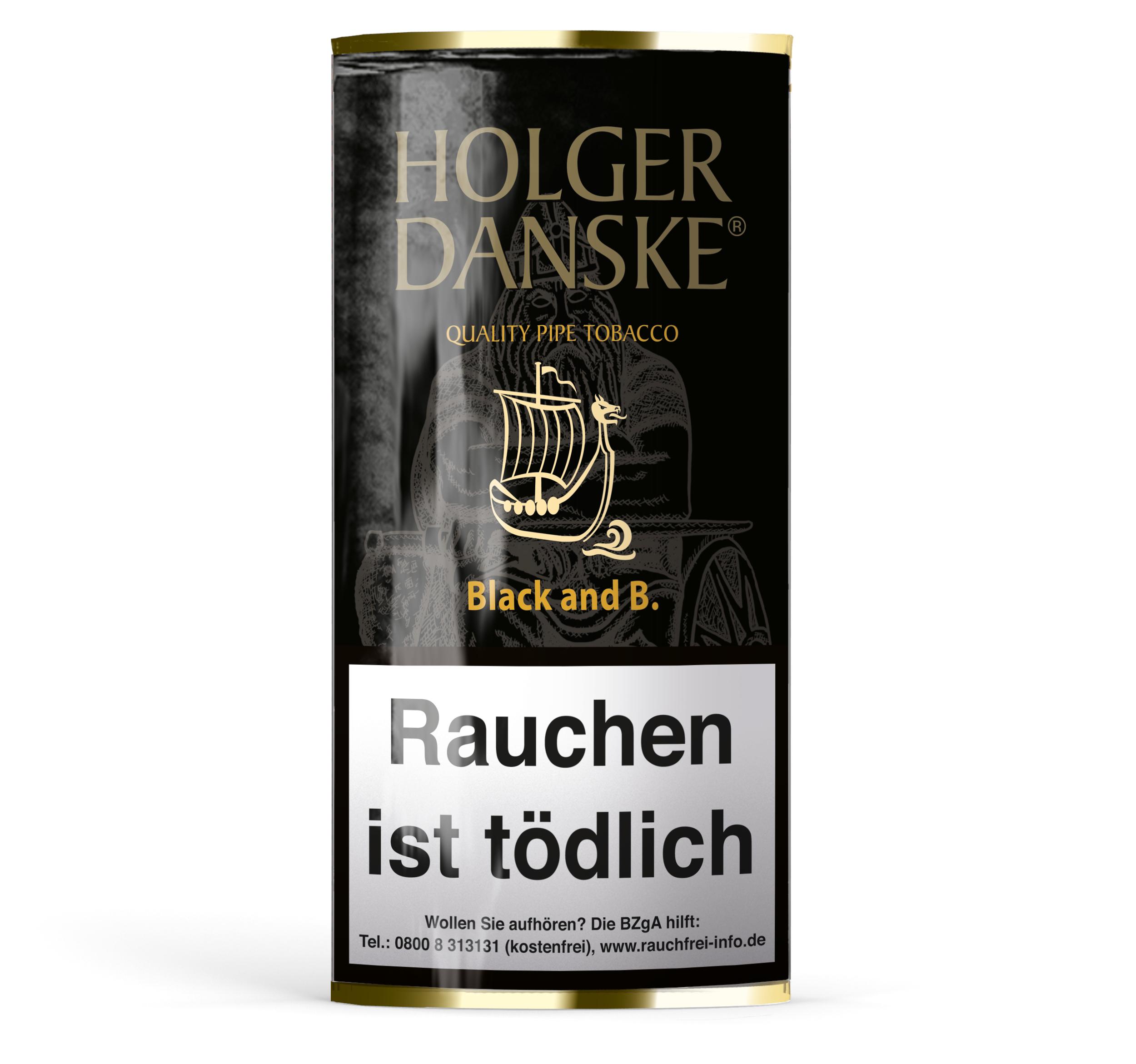 Holger Danske Pfeifentabak Black & Bourbon 1 Packung 40 Gramm
