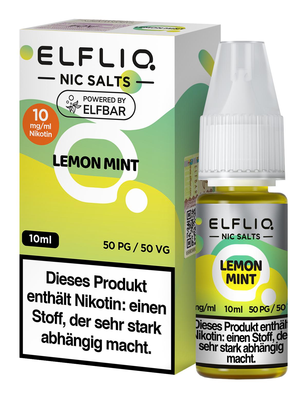 ELFLIQ Lemon Mint 10mg 1 Packung 1 Stück