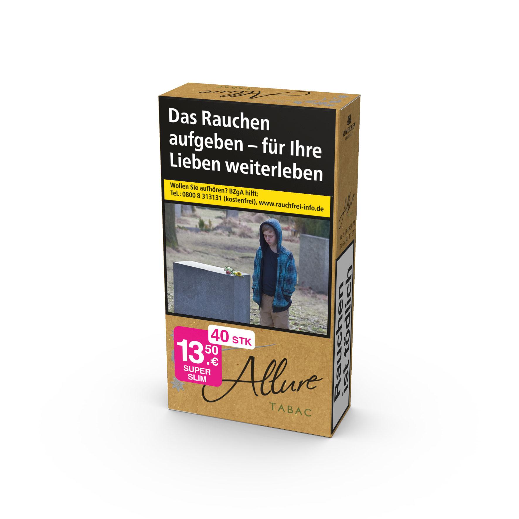 Allure Tabac Zigaretten Super Slim 1 Packung