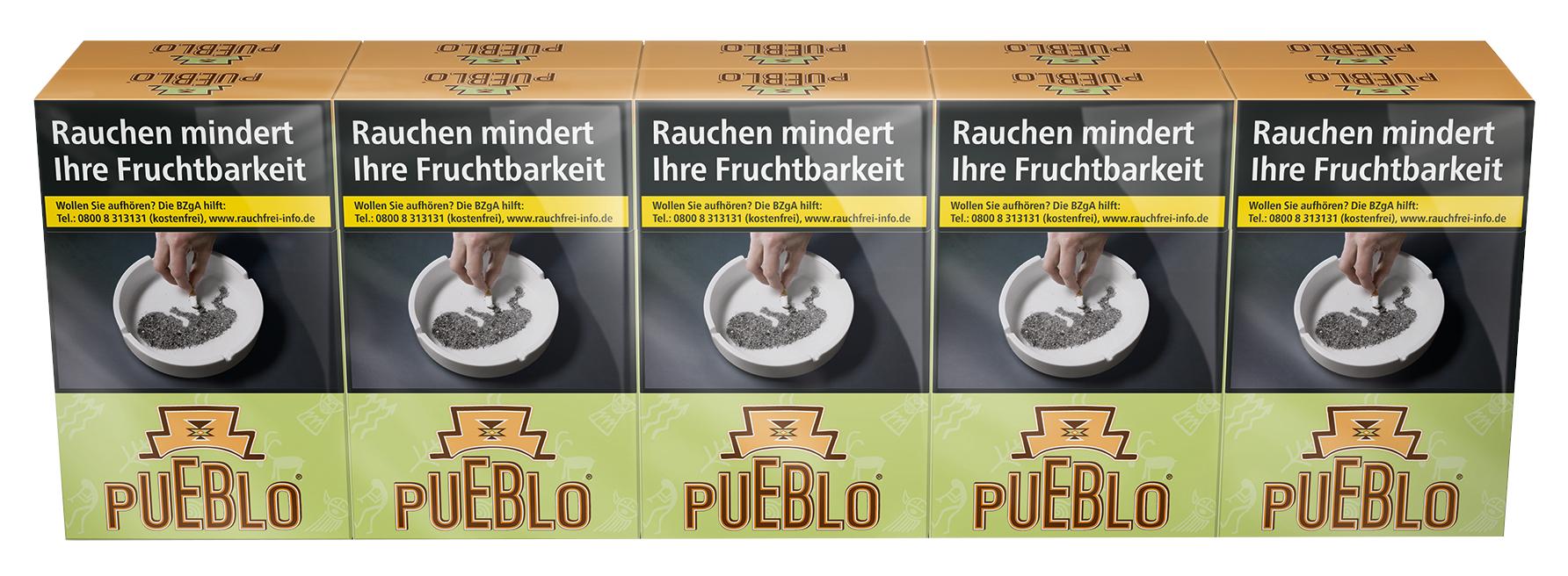 Pueblo Zigaretten Green 1 Stange 10x20 Stück