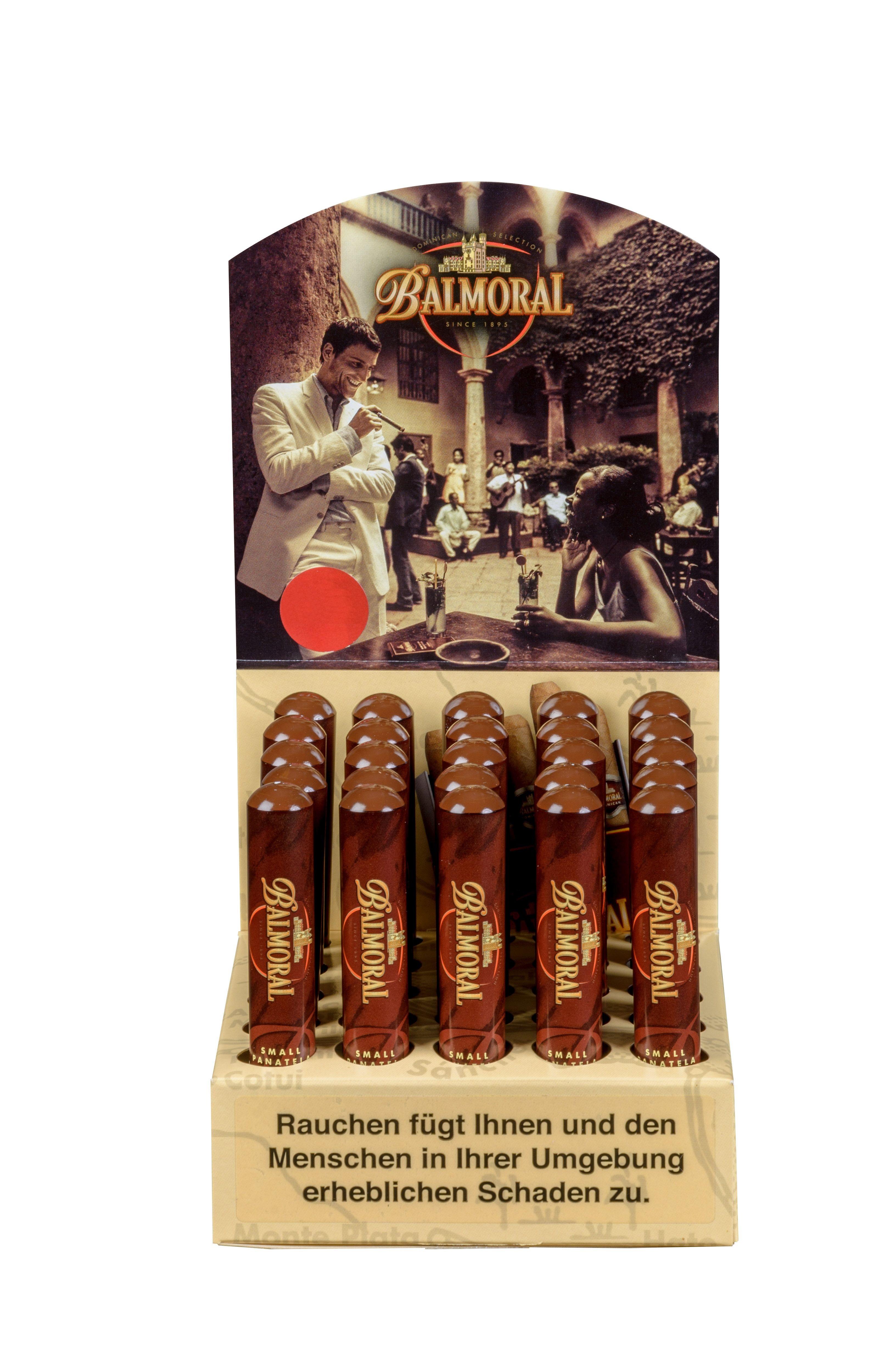 Balmoral Zigarren Dominican Selection small Panatela Tubo Display 1 Packung