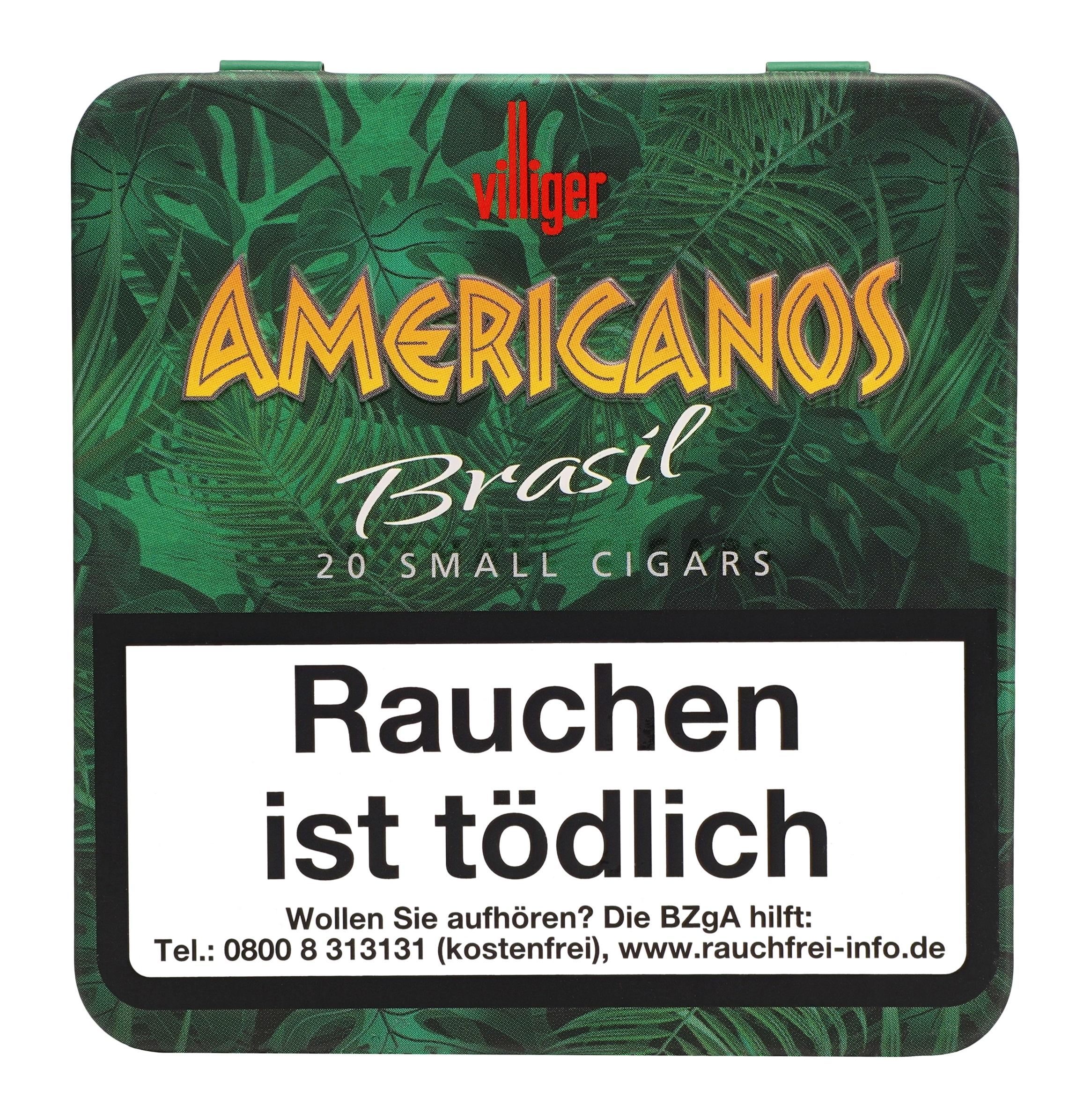 Villiger Americanos Brasil  1 Stange 5x20 Stück