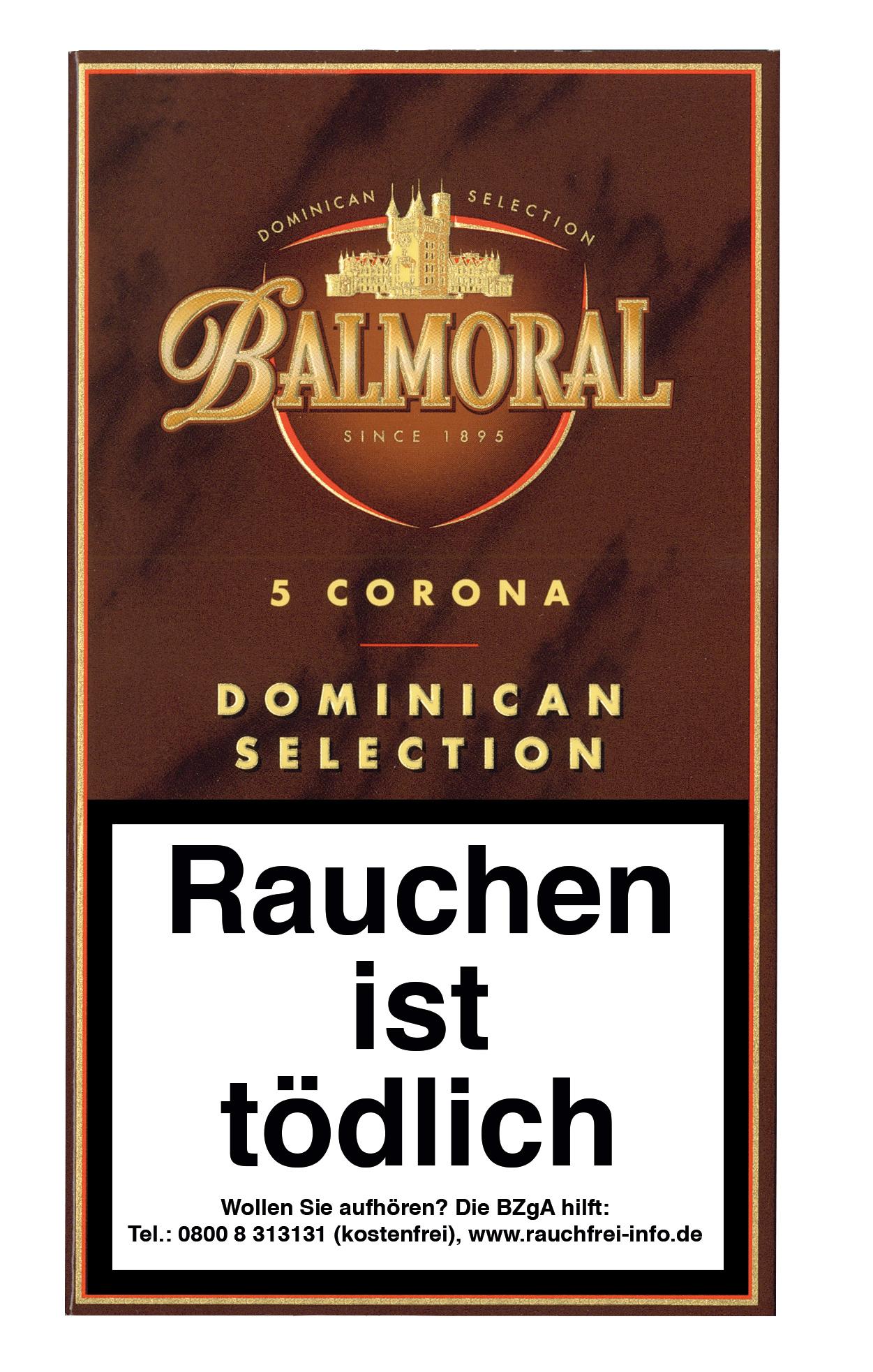 Balmoral Zigarren BDS Corona 1 Packung