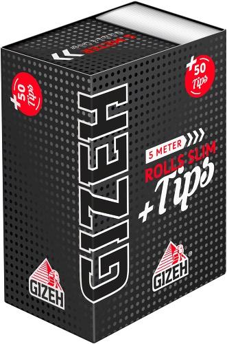 Gizeh Black Rolls + Tips 1 Packung