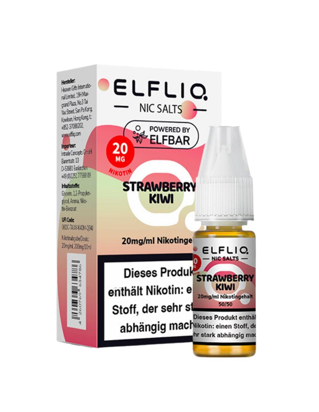ELFLIQ by Elfbar Strawberry Kiwi 20mg 1 Packung 1 Stück