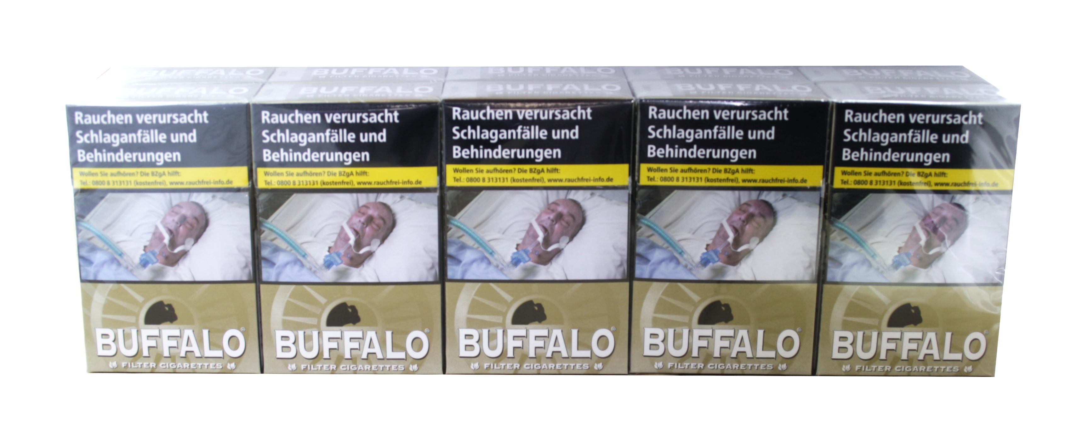 Buffalo Zigaretten Gold  1 Packung 20 Stück