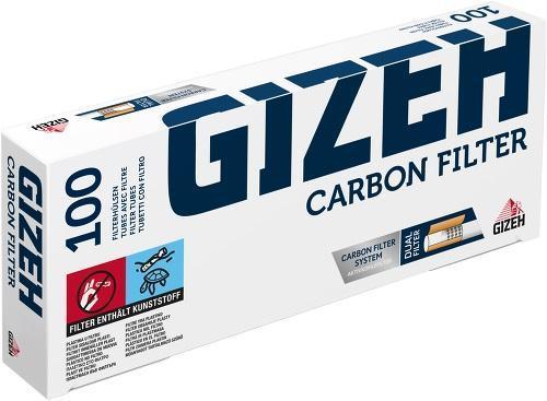 Gizeh Carbon Filterhülsen 1 Stange 10x100 Stück