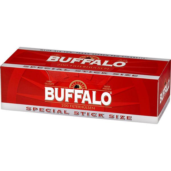 Buffalo Zigarettenhülsen Quick Rot 1 Packung