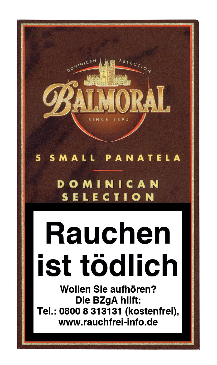 Balmoral Zigarren BDS Panatela Small 1 Stange