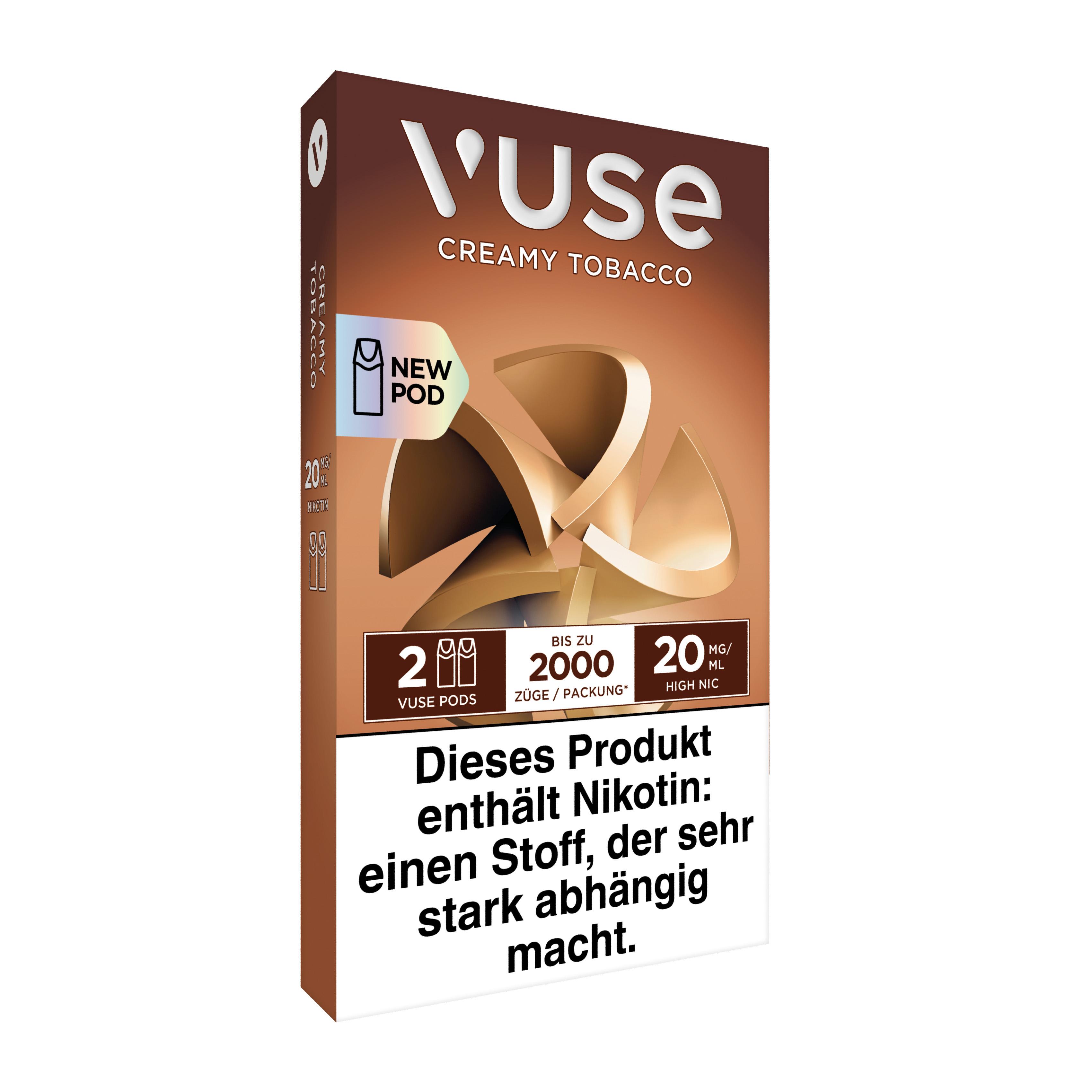 Vuse Pod Creamy Tobacco 20mg 1 Packung 2 Stück