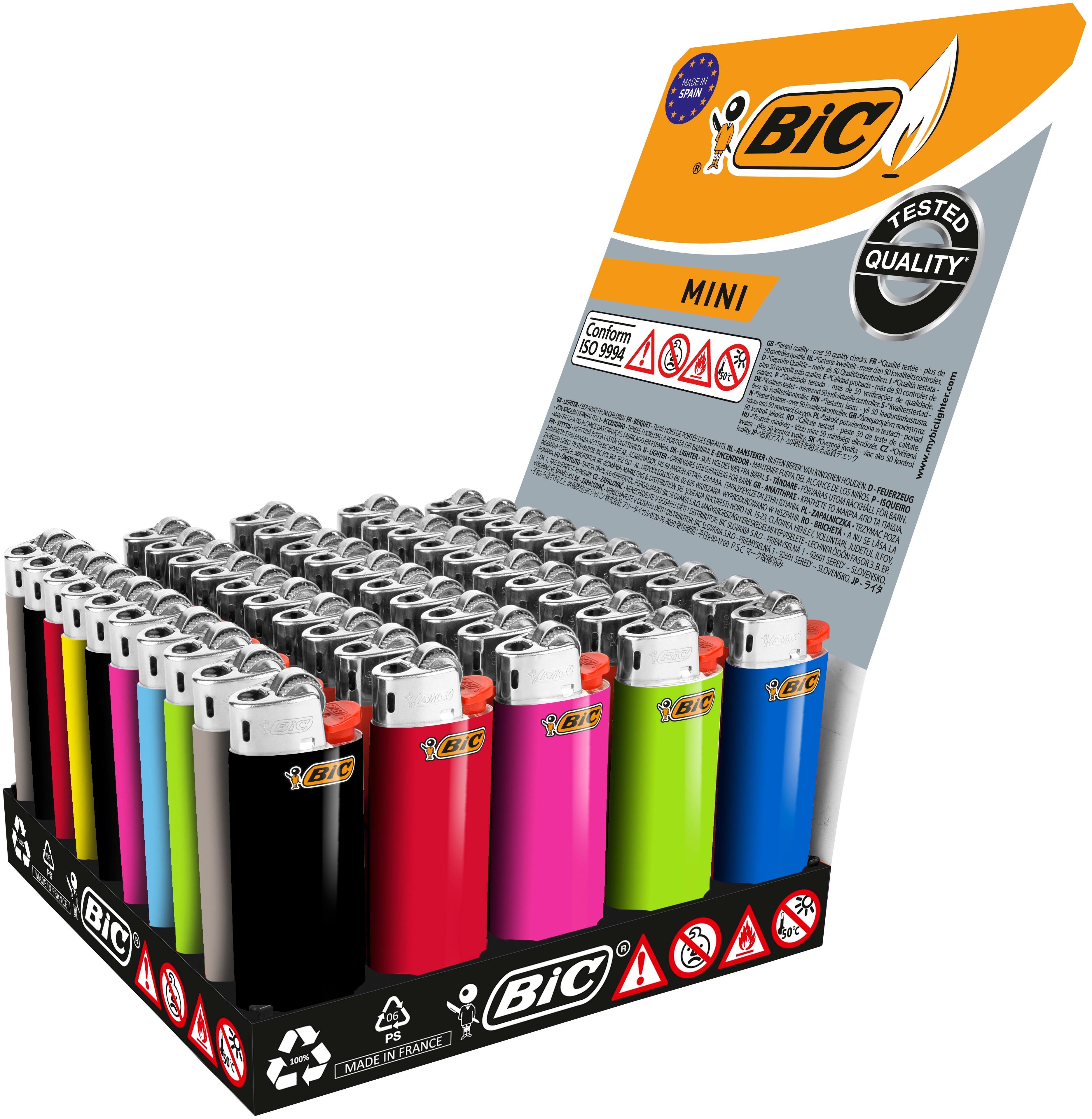 BIC Feuerzeug Mini (J25) farbig 1 Packung