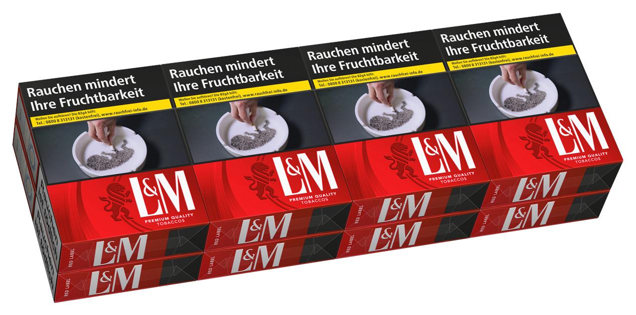 L&M Red XL Zigaretten 1 Stange 8x24 Stück
