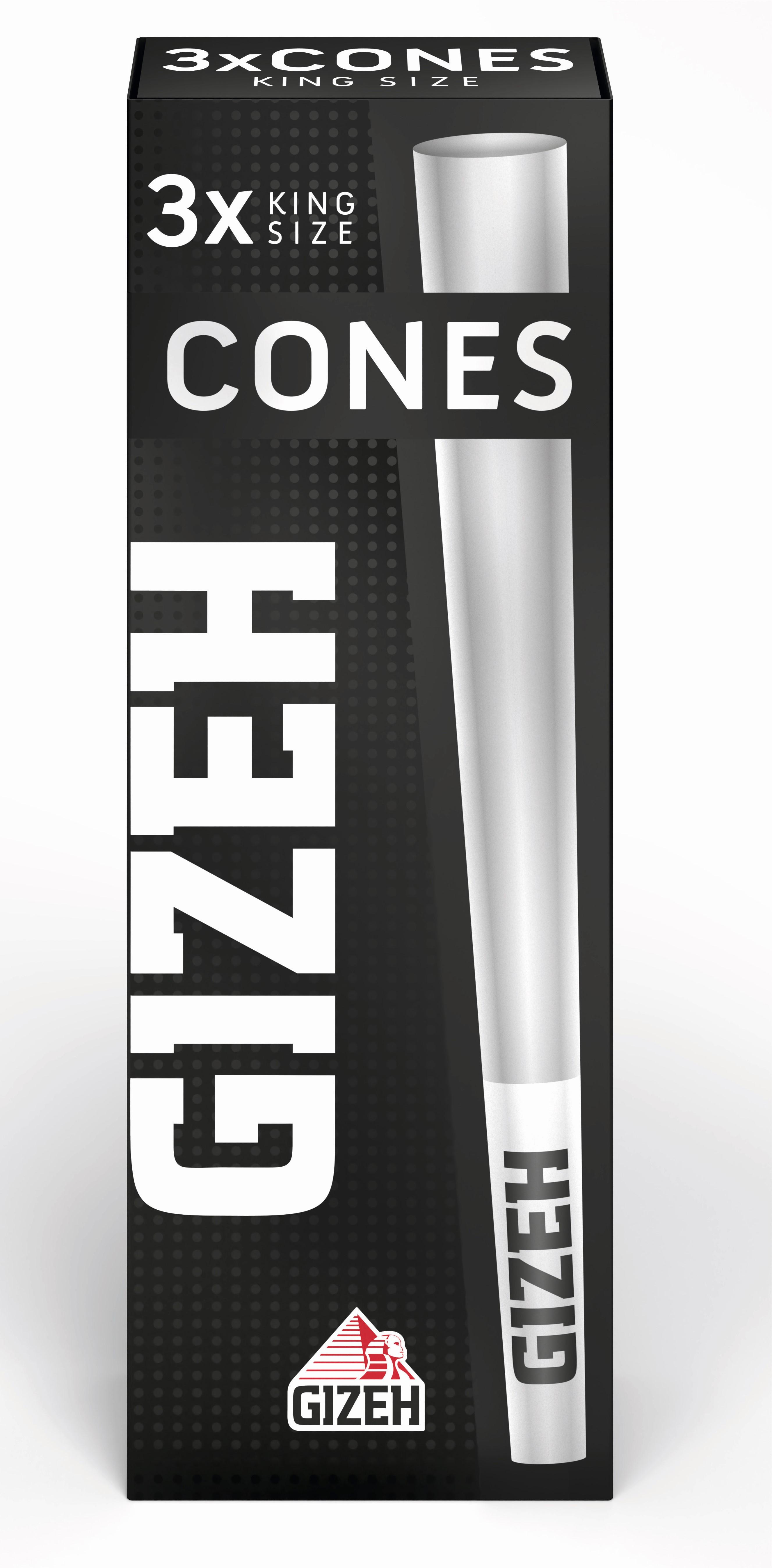Gizeh Black Cones + Tip 1 Packung