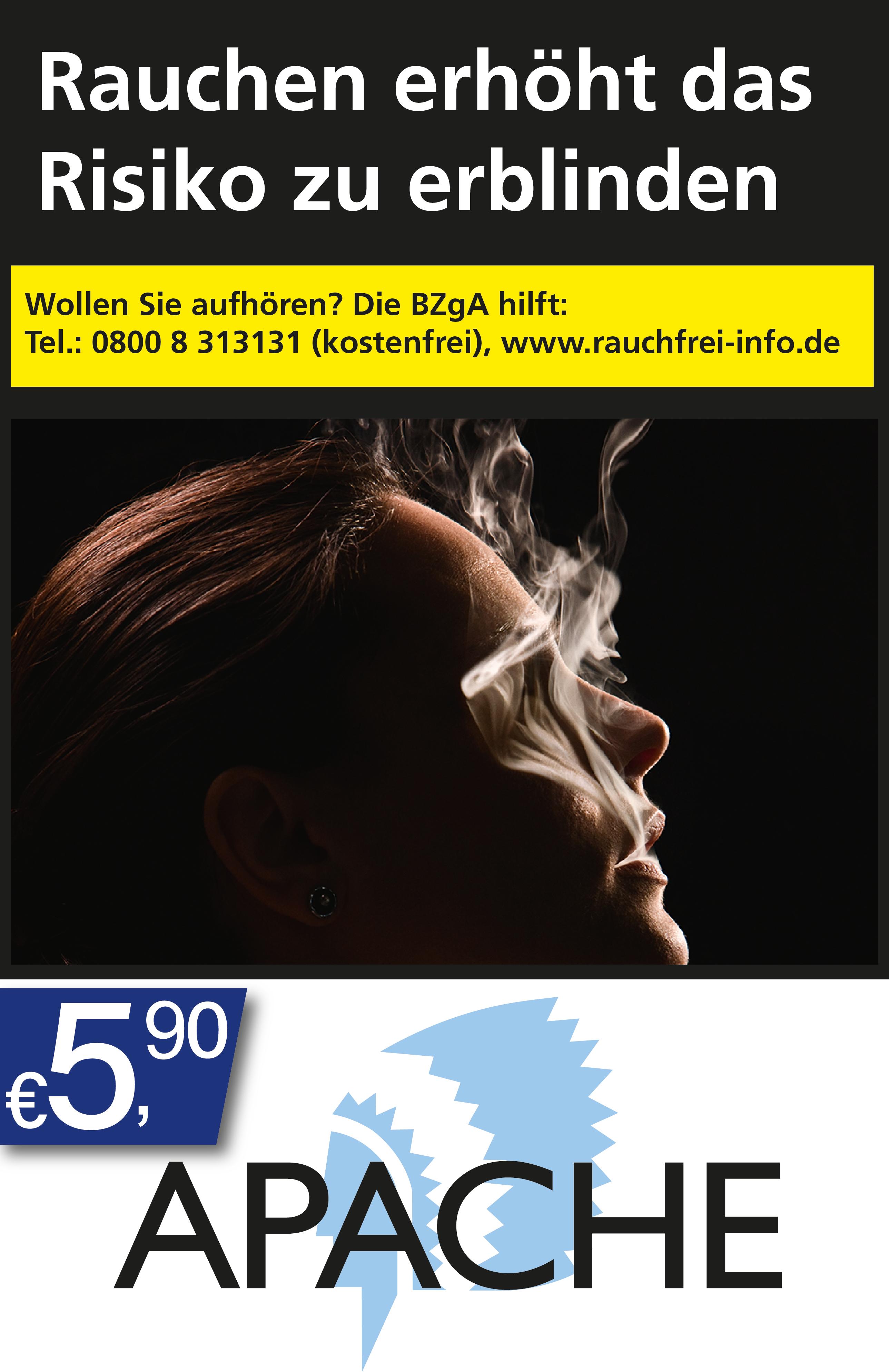 Apache Blue Zigaretten 1 Stange 10x20 Stück