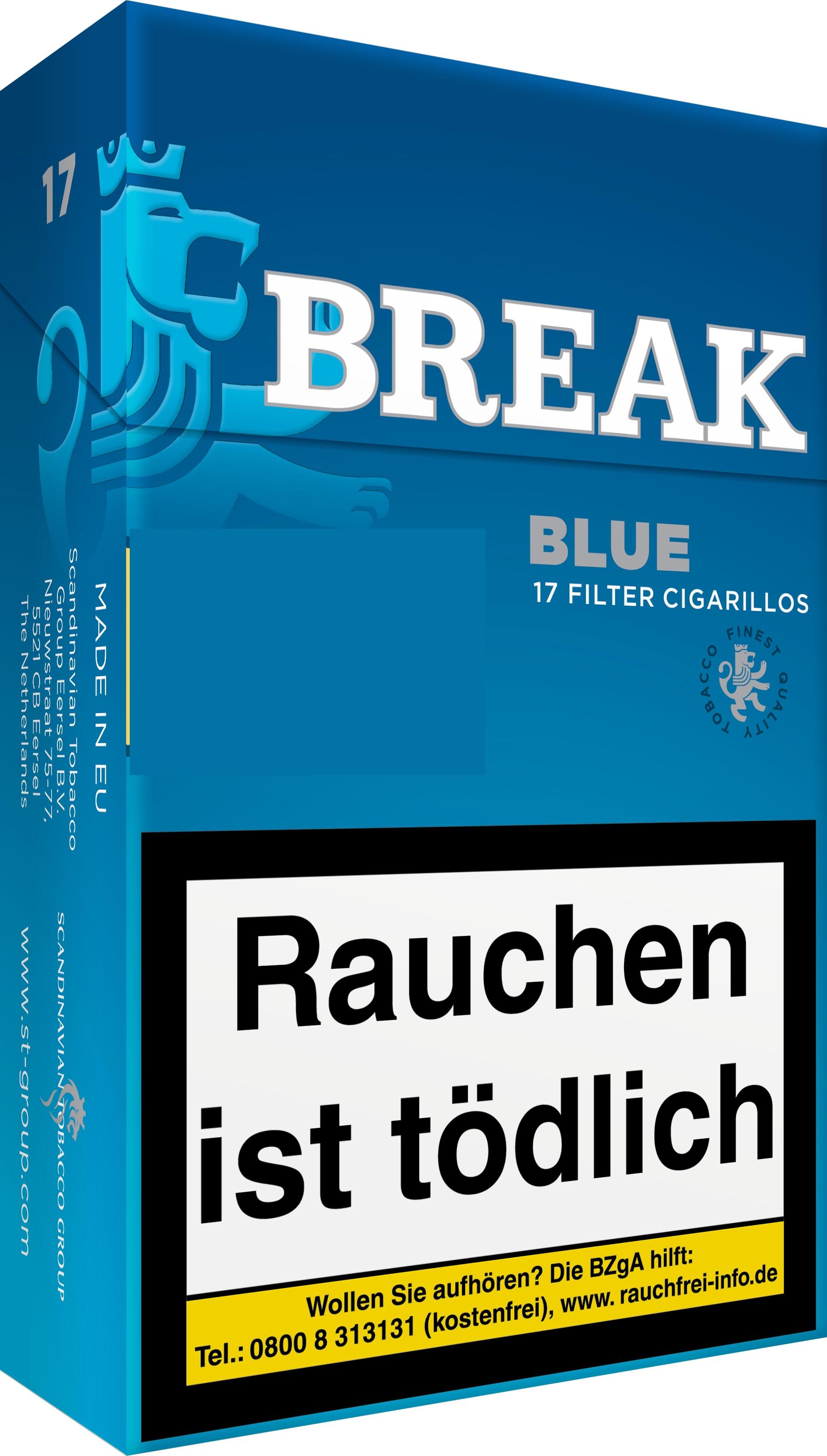 Break Zigarillos Blue 1 Packung