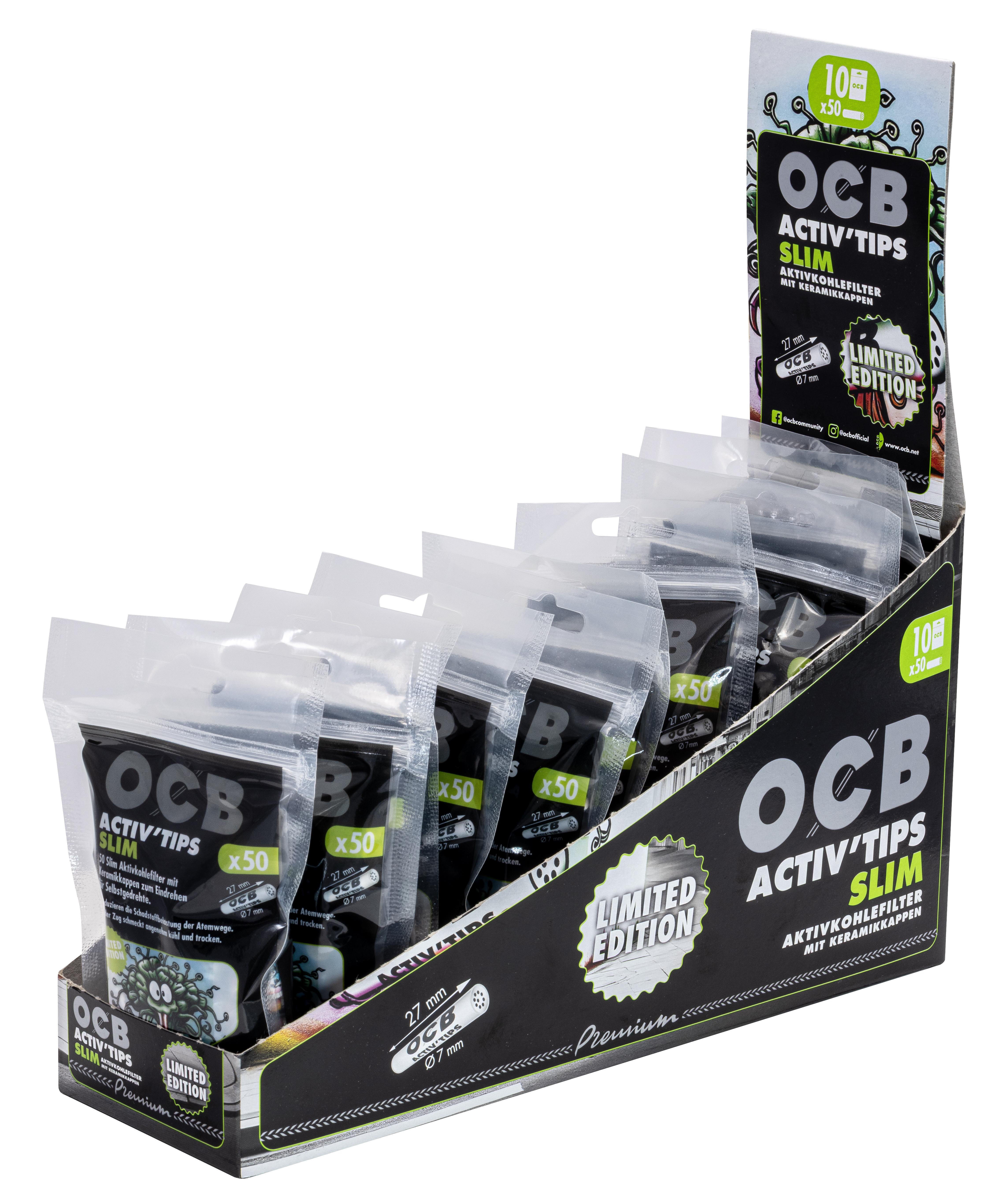 OCB Activ Tips Slim 1 Packung 50 Stück