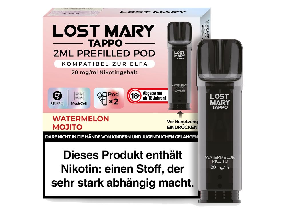 Tappo Pods Watermelon Mojito Lost Mary by Elfbar 1 Packung