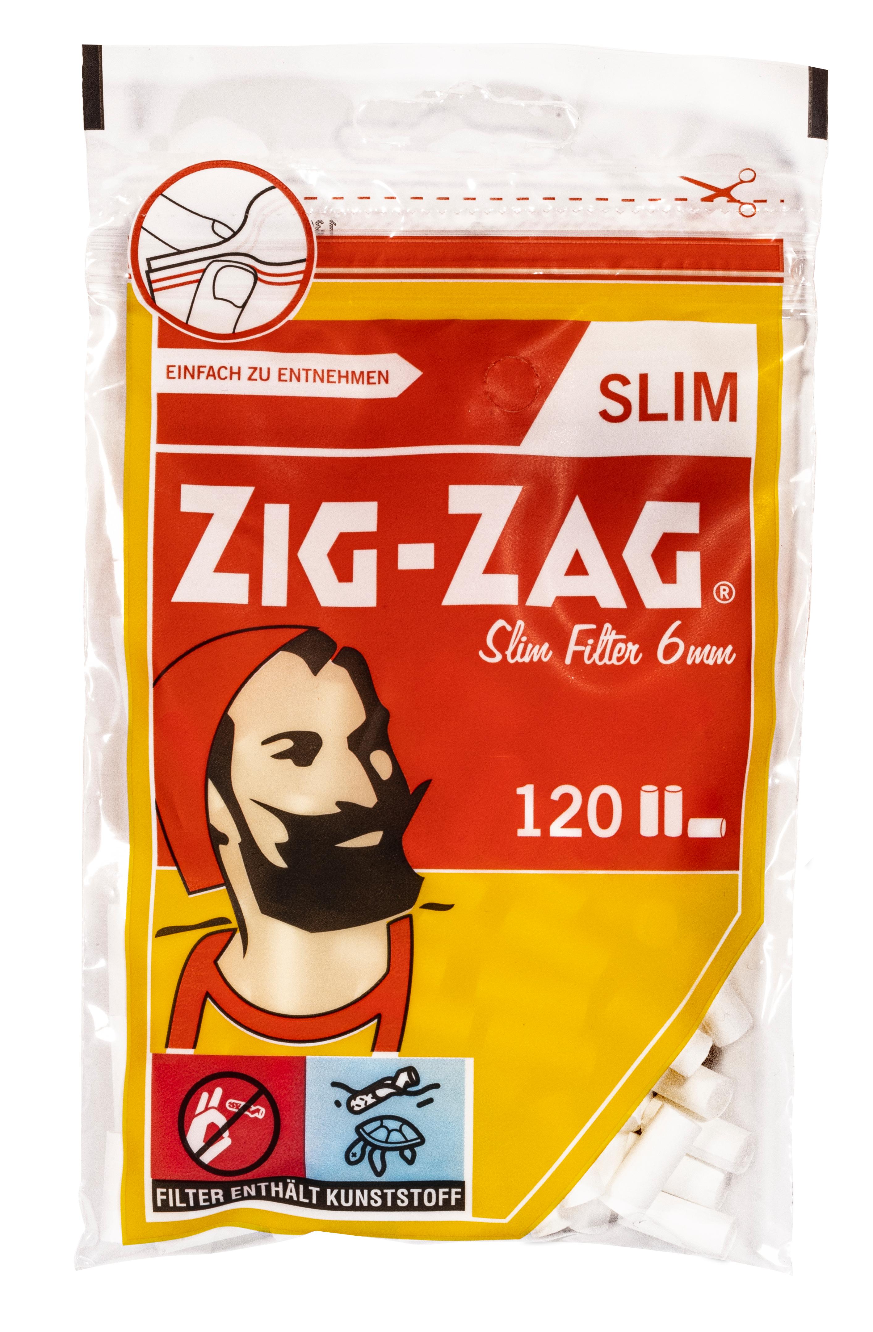 ZIG-ZAG Drehfilter Slim 1 Packung 120 Stück