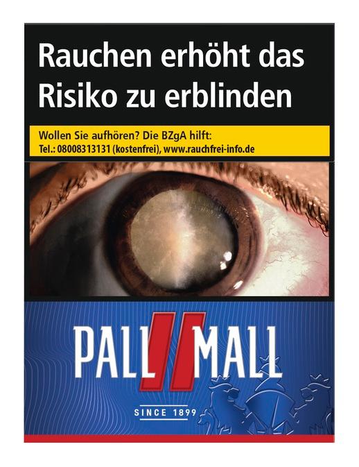 Pall Mall Red Giga Filterzigaretten im Format 24 Stück, bestehend aus einem American Blend aus Virginia-, Burley- und Orient-Tabaken.