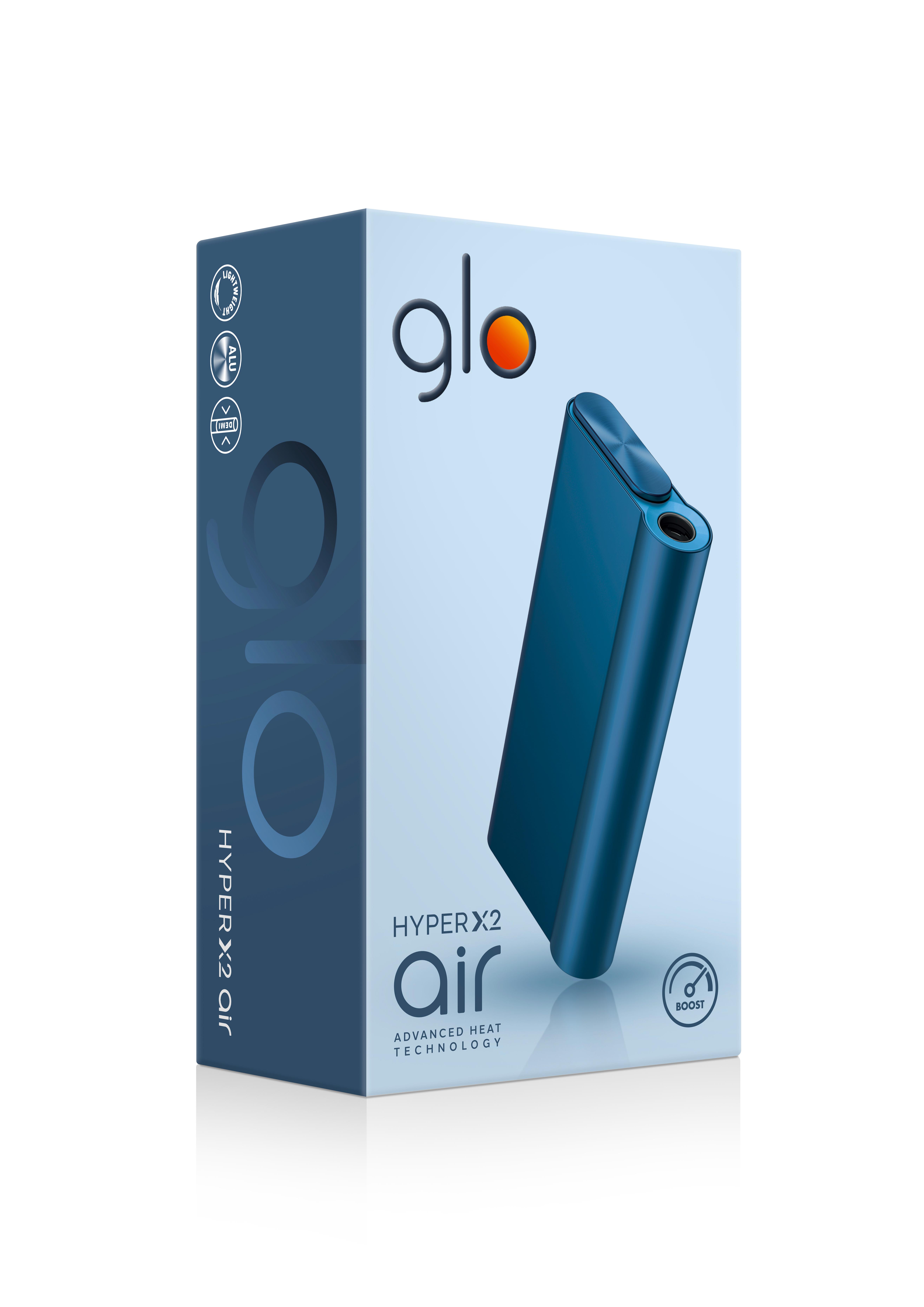 glo hyper X2 Air Device Kit Ocean Blue 1 Packung
