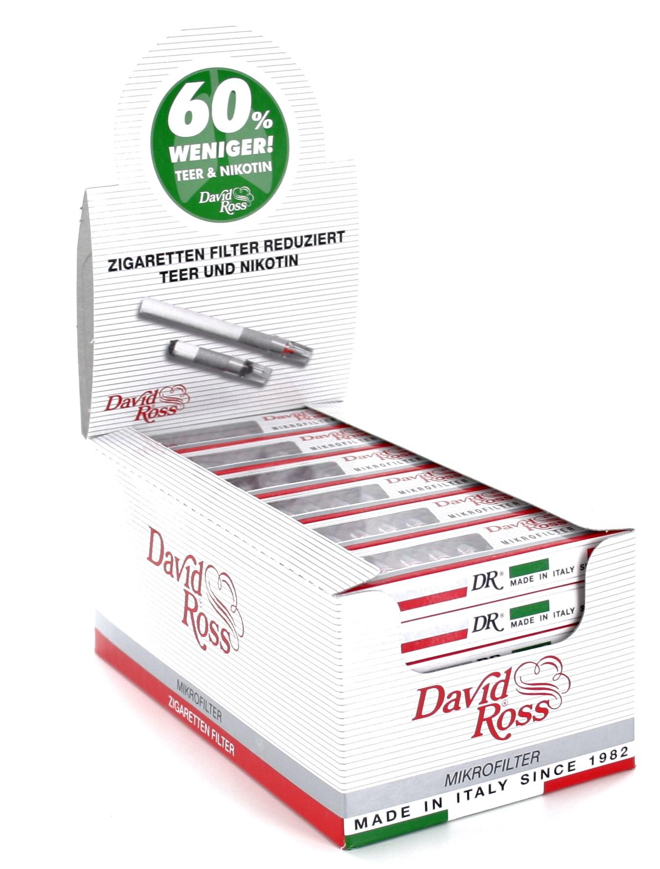 David Ross Zigaretten Mikrofilter 1 Packung