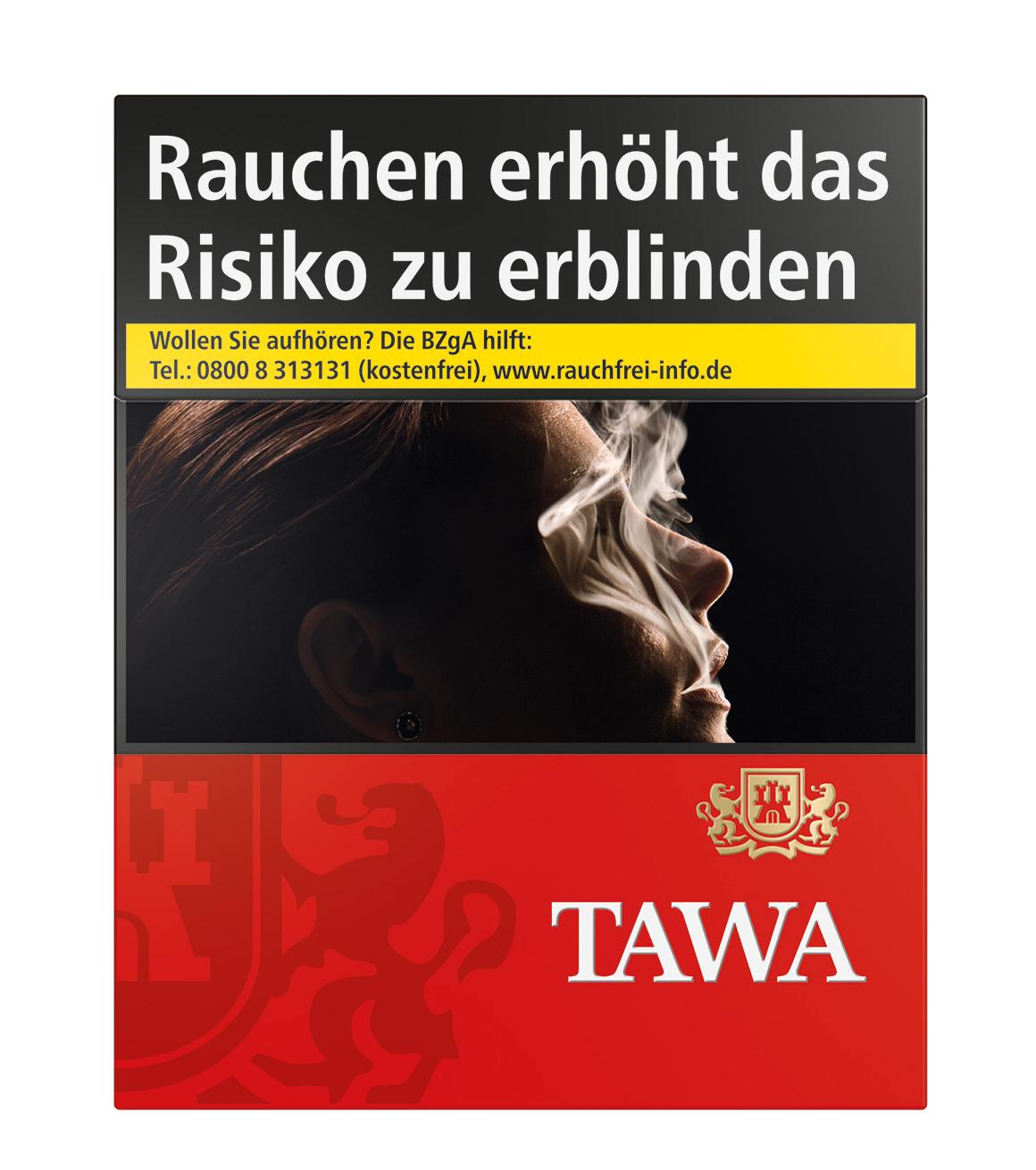 Tawa Red XL Zigaretten 1 Packung 23 Stück